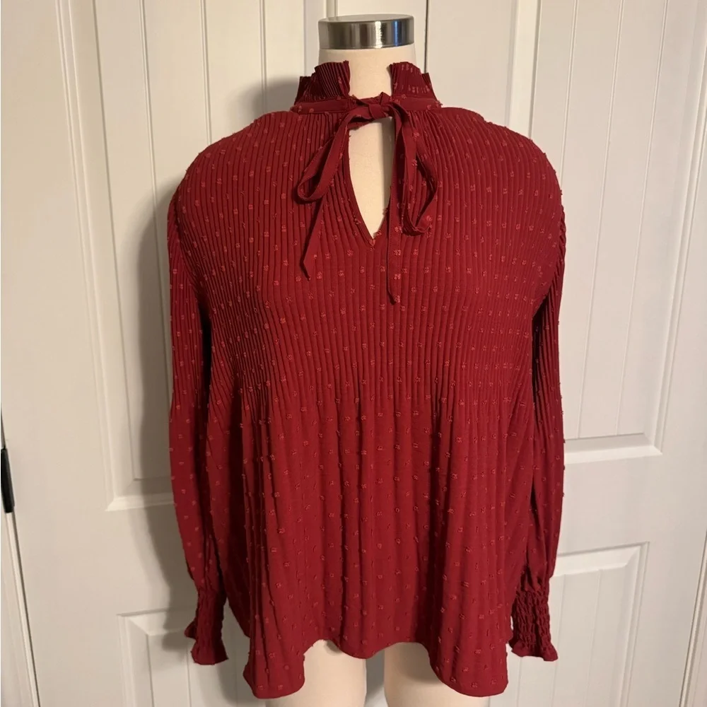 Max Studio Dusty Rose Blouse - Picture 2 of 11